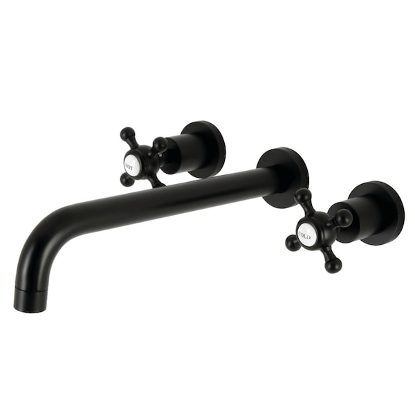 Kingston Brass KS8050BX Wall Mount Tub Faucet, Matte Black KS8050BX - main
